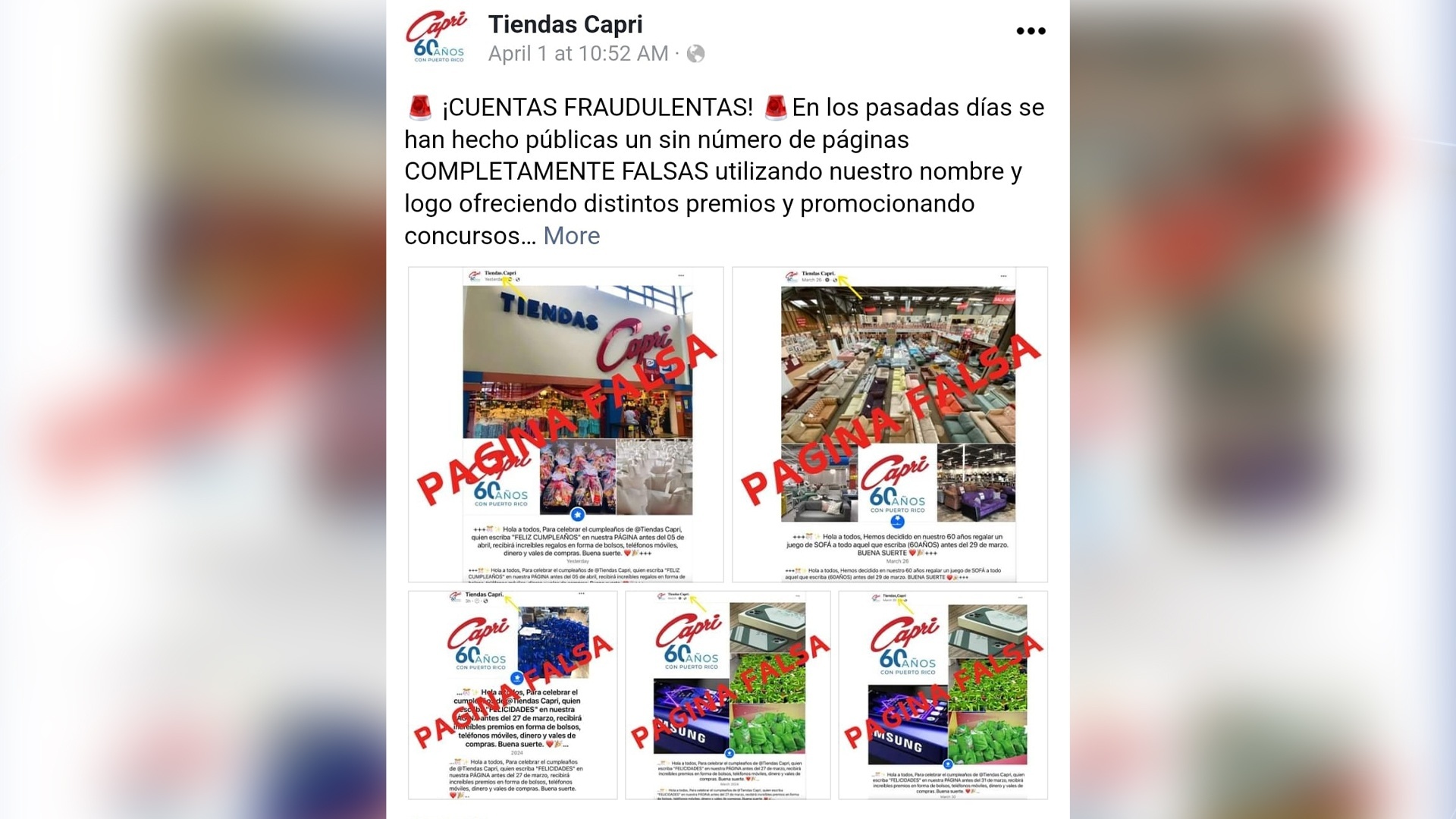 Alerta de fraude