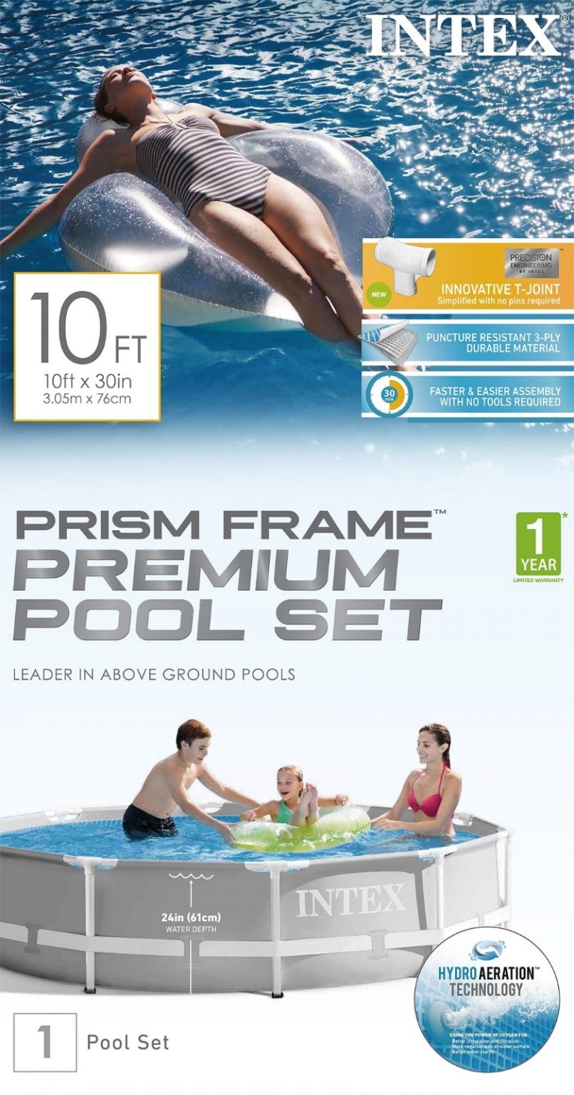 Set de Piscina: Intex® Prism Frame ™ de 10 pies x 30 pulgadas